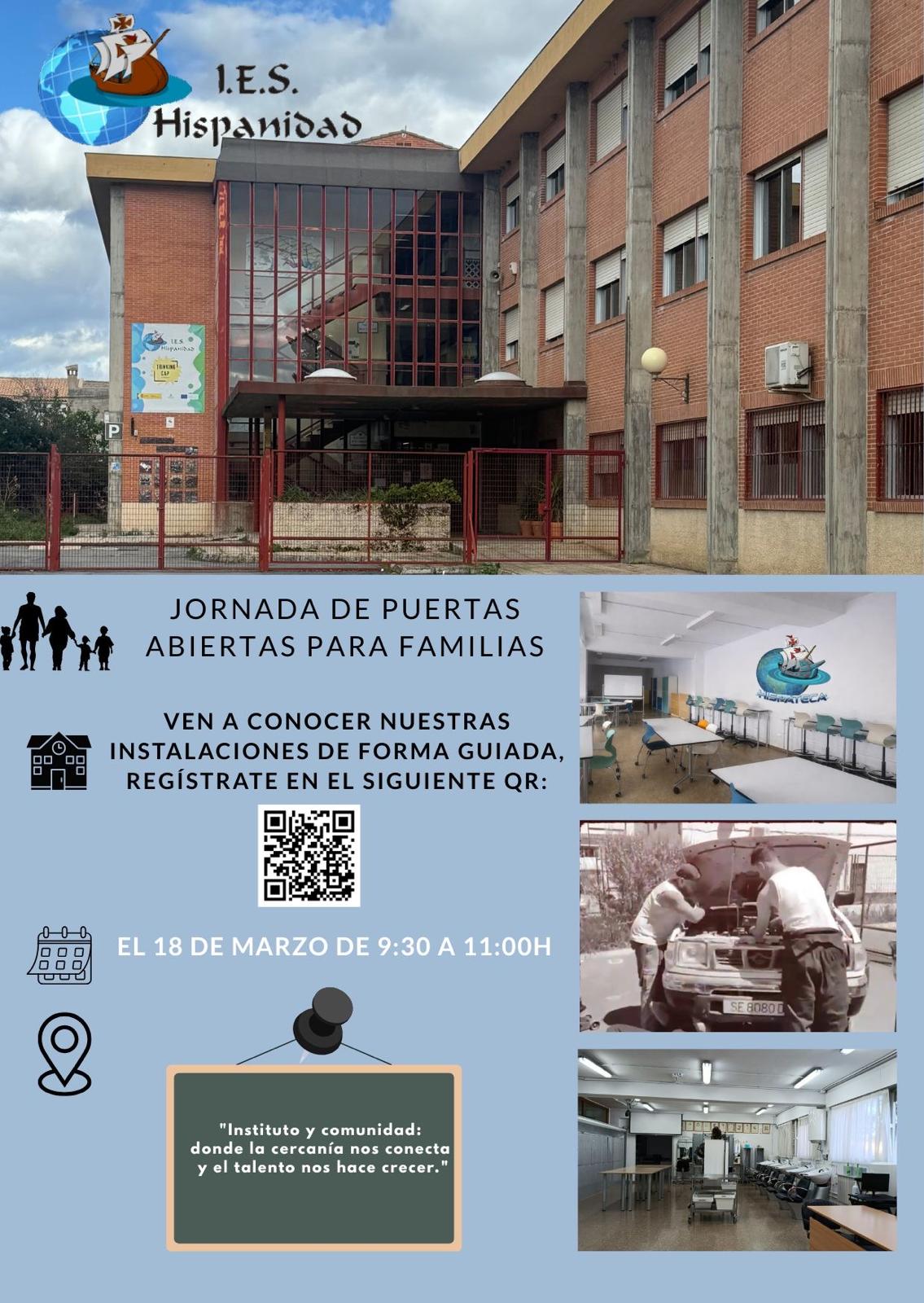 Jornada de Puertas Abiertas – IES Hispanidad